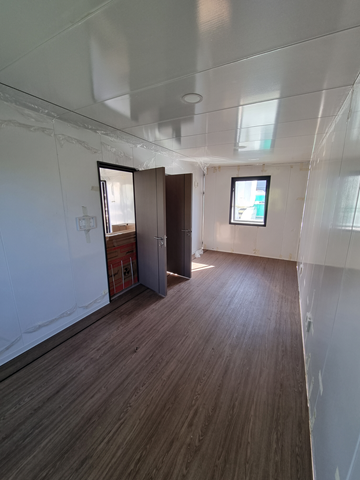 2x Bedroom View of 20 Foot Container Home