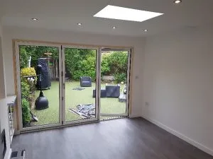 spare room house extension - cold room panels